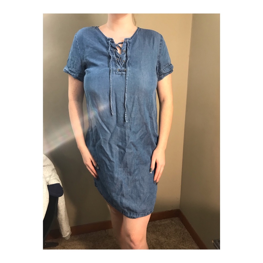 Denim dress
